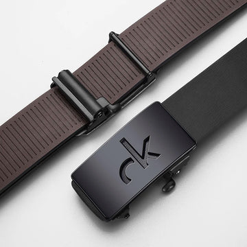 Men’s Automatic Alloy Buckle Belt – Retro Style