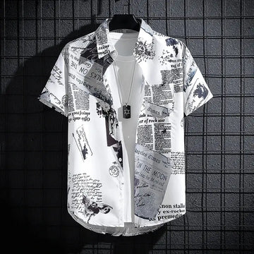 Men’s Printed Short Sleeve Shirt