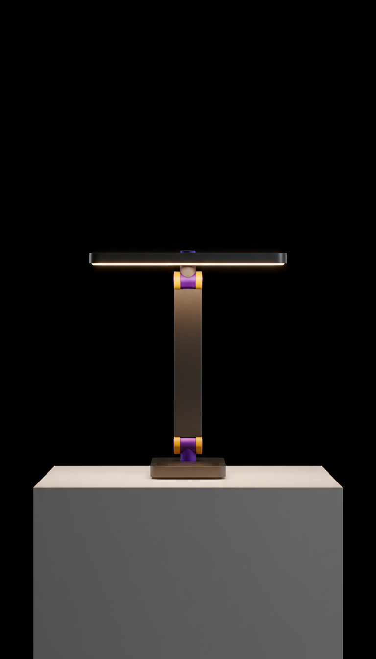 Anodized Aluminum Smart Desk Lamp