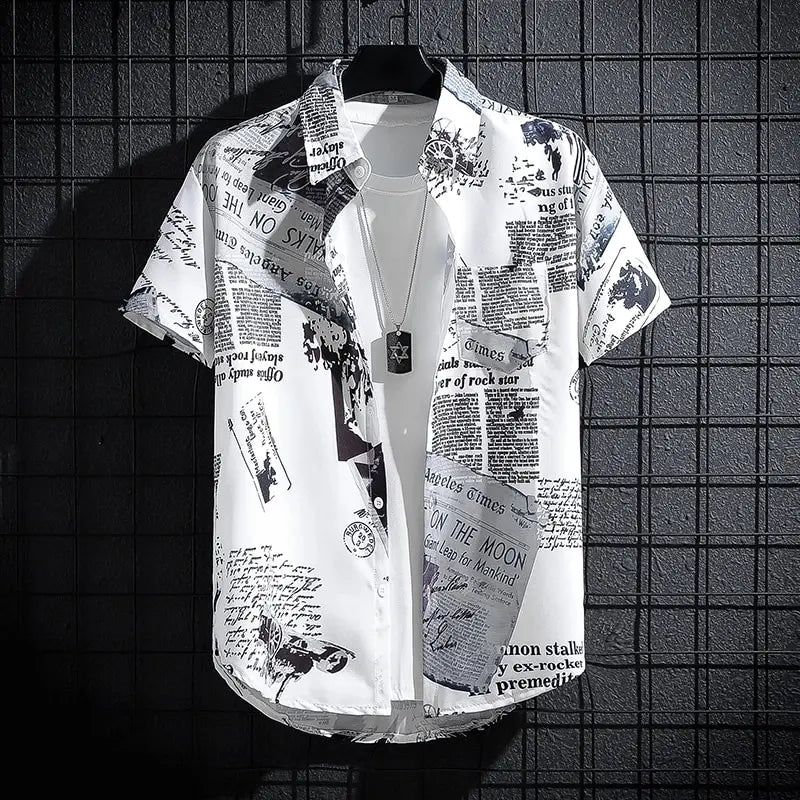 Men’s Printed Short Sleeve Shirt