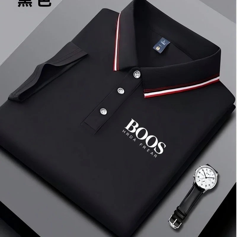 Men’s Embroidered Polo Shirt – Short Sleeve