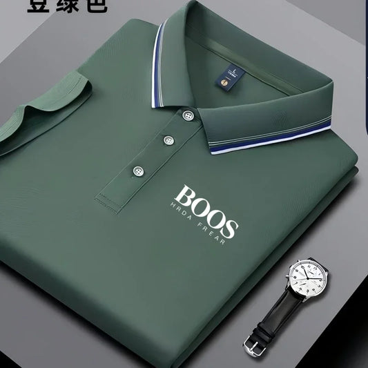 Men’s Embroidered Polo Shirt – Short Sleeve