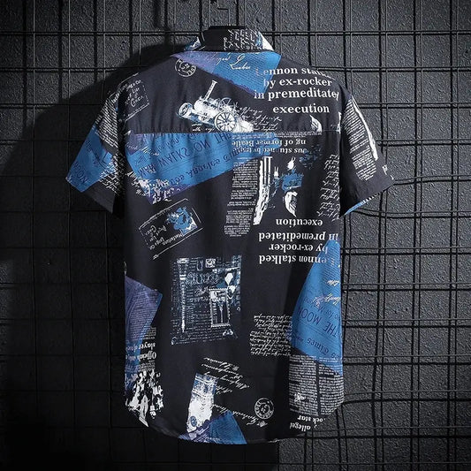 Men’s Printed Short Sleeve Shirt